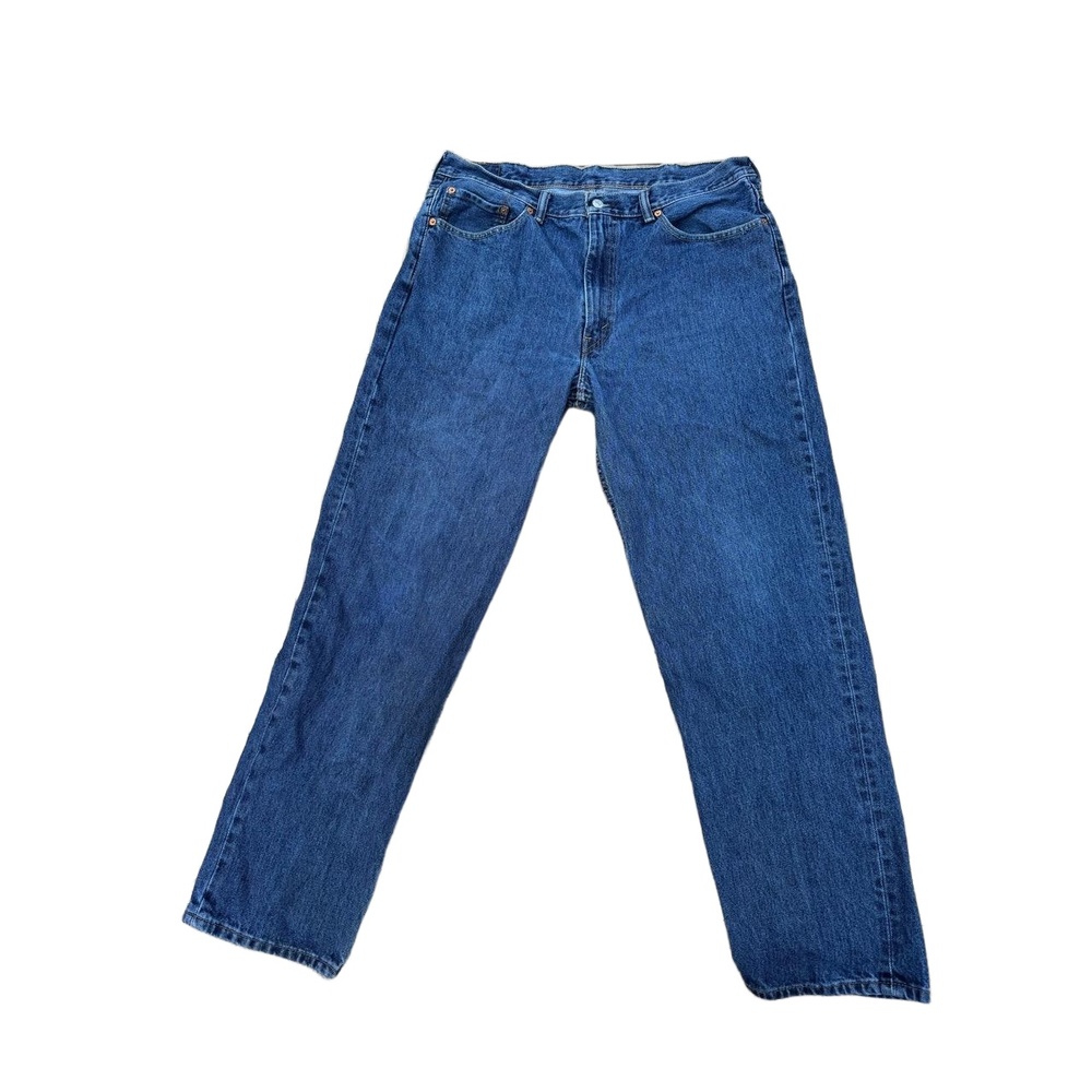 Levi’s 505 Jeans Mens Size W38 L34 Blue StraightLeg 5Pocket Classic Casual Denim